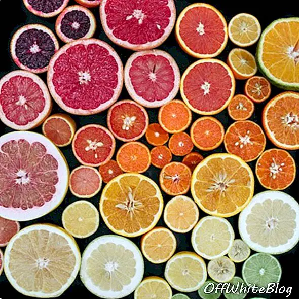Foto's van kleurgecodeerd voedsel en planten door Emily Blincoe