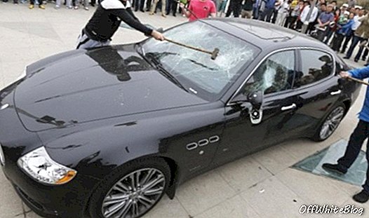 Maserati vernietigde China