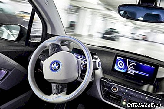 BMW i3 elektrisch auto-interieur