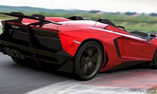 Lamborghini Aventador J Roadster terug