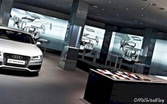 Audi digitale showroom in Londen