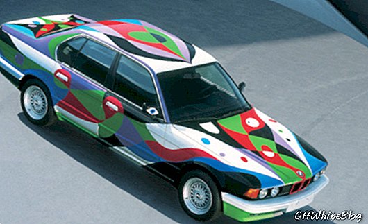 César Manrique's BMW Art Car: BMW 730i uit 1990
