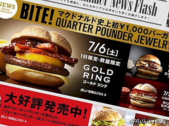 McDonalds Japan quarter pounder sieraden