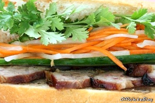 Vietnamese banh mi sandwich
