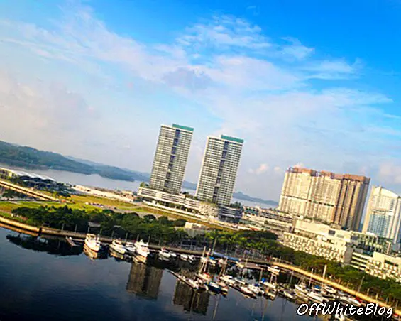 Tầm nhìn của Bird về Khu dân cư Nam Marina; thiên nhiên và cây xanh tươi tốt mang đến sự nghỉ ngơi trong khách sạn