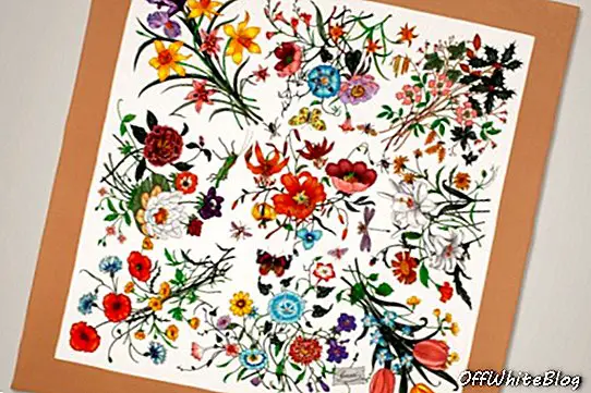 Gucci Flora Print Schal für die UNESCO
