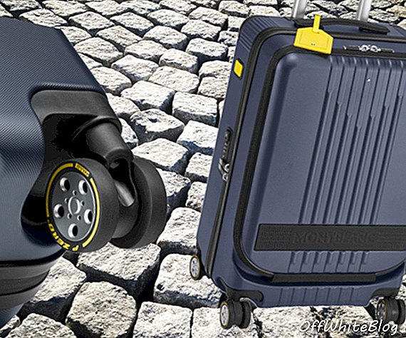 Nowy bagaż Montblanc x Pirelli jest przeznaczony dla podróżnych, którzy chcą mobilności i wygody
