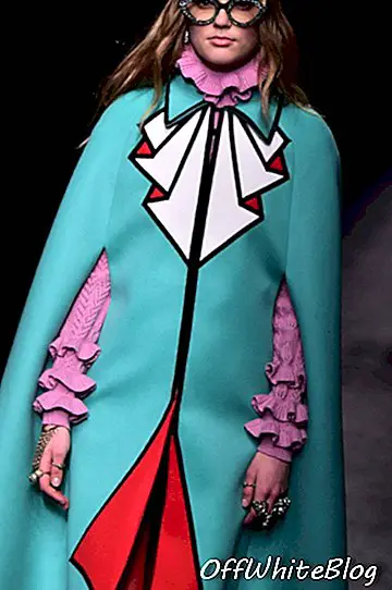 Gucci na sloučení pánského oblečení, dámských výstav