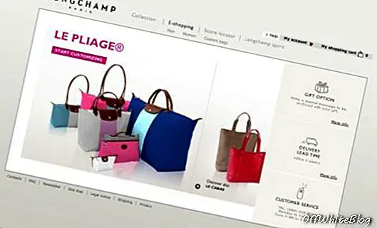 Navrhněte si vlastní kabelku Longchamp přes Facebook