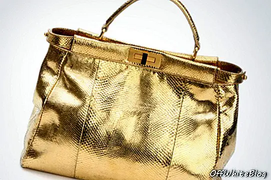 $ 36000 24-karat guld fendi väska