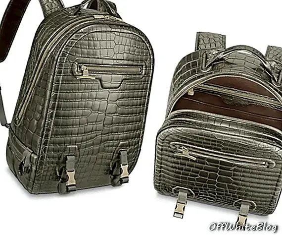 Самый дорогой в мире рюкзак - кожаный рюкзак Louis Vuitton из крокодиловой кожи