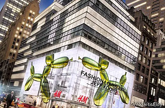 Jeff Koons klä upp H&M