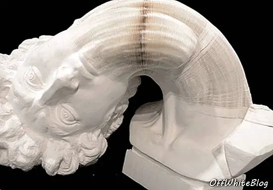 Li Hongbo Busto de David Paper 70x50x50cm 2012 2