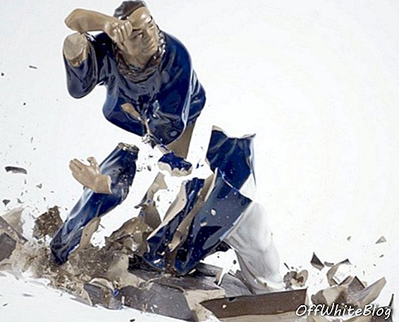 लड़ चीनी मिट्टी के बरतन मूर्तियों की फोटोग्राफी श्रृंखला 4