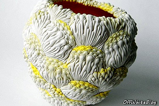 Hitomi Hosono Foral porcelāna skulptūras 1