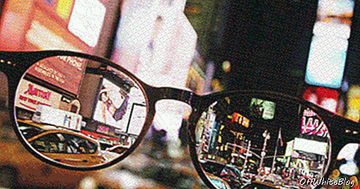 New York City através da lente de óculos Giorgio Armani 1