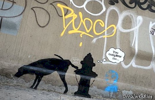 Graffiti oleh Banksy