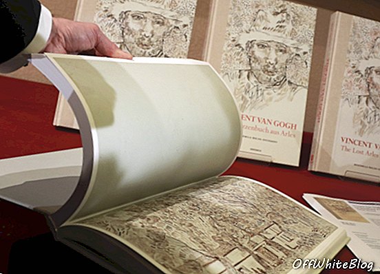Muziejaus ieškinių Van Gogo eskizų knygos imitacija