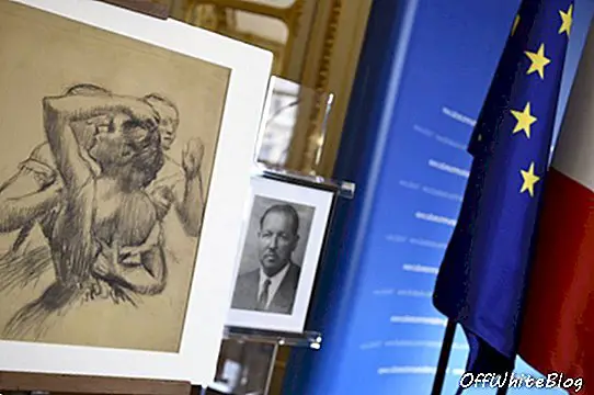 Nacistu sagrābtās Degas zīmēšanas ienes 462 500 eiro
