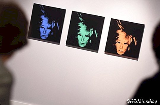 Seis auto-retratos de Andy Warhol