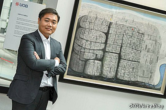 Tang Kok Soo, ganador de la pintura del año 2016 UOB, Singapur (categoría establecida - Premio de oro)