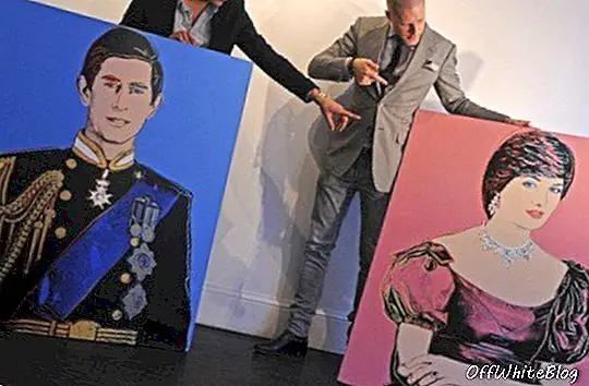 Warhol-portrætter af Charles og Diana sælges
