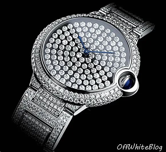 La montre Ballon Bleu De Cartier Vibrant Setting