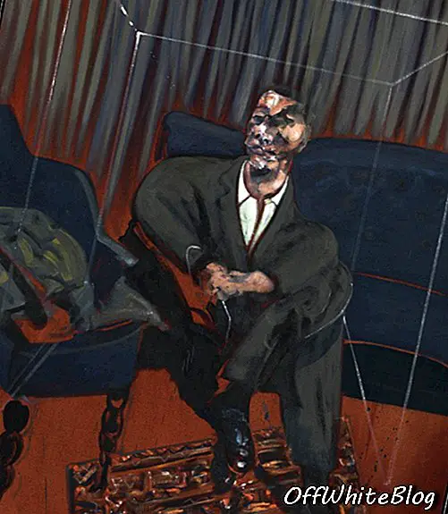 Francis Bacon, 'sedeča figura', 1961