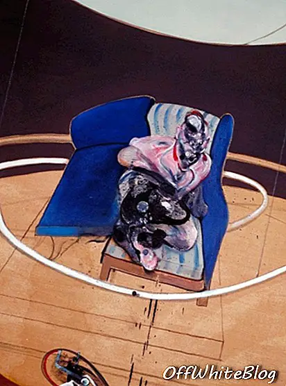 Francis Bacon, „Tanulmány a portré összecsukható ágyon”, 1963