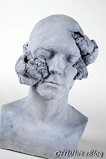 Tim Silver 'Untitled (Oneirophrenia) # 2' 2015 puur wit beton, marmerstof en pigment 38,5 x 24 x 26 cm