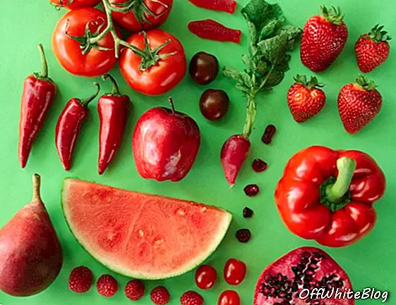 Fotografias de plantas e alimentos com código de cores Emily Blincoe 12