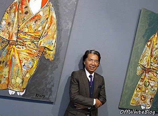 Кензо Такада Първа изложба живопис