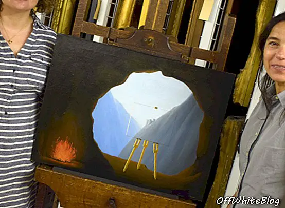 Ontbrekend stuk Magritte-schilderij gevonden in het VK