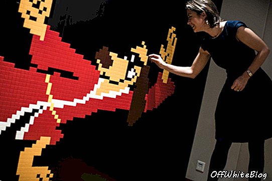 Керамічна мозаїка героїв мультфільмів США у 1970-х роках Гонконга Фоя створена Invader © AFP ФОТО / ФАЙЛИ / Філіп Лопес