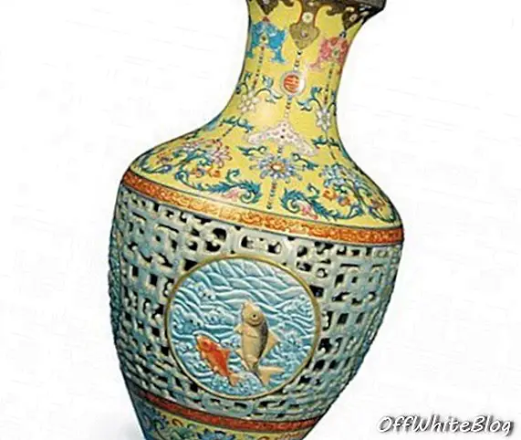 čínská sběratelská porcelánová váza