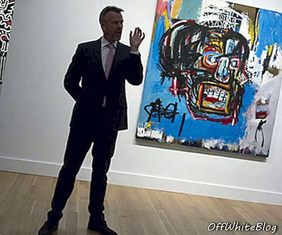 Basquiat maľba predala Sothebyho v New Yorku japonskému miliardárovi za 110,5 milióna dolárov