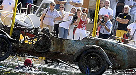 Brescia Bugatti gevonden in Zwitsers meer om te worden geveild