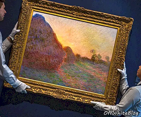 Monet 'Haystack' hankis Sotheby oksjonil rekordilise 110 miljoni dollari suuruse summa