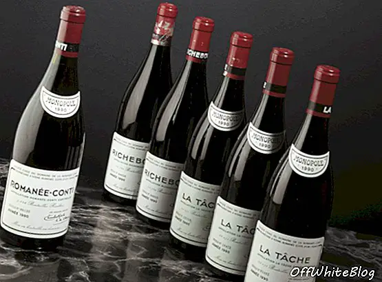 Burgundska, bordoška vina obvezna za povijesnu aukciju