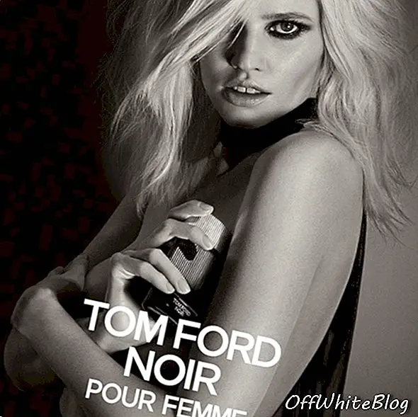 Lara Stone bliver toppløs for Tom Ford 'Noir' kampagne