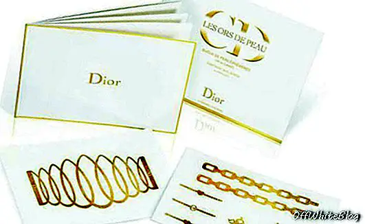 Zlatne tetovaže Dior Grand Bal