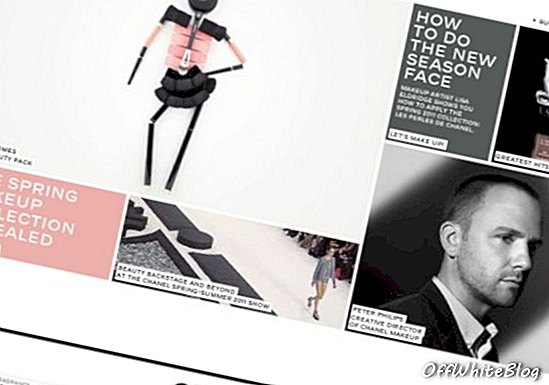 Pokreće se nova interaktivna ljepota Chanel stranice