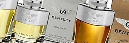 Bentley esittelee tuoksunsa miehille