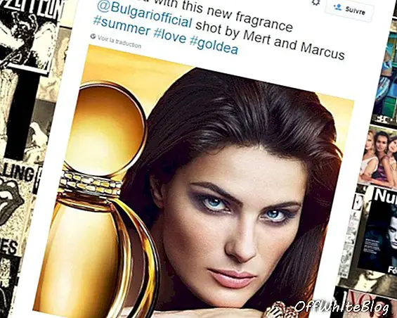 Isabeli Fontana brille dans l'annonce de parfum Bulgari 'Goldea'