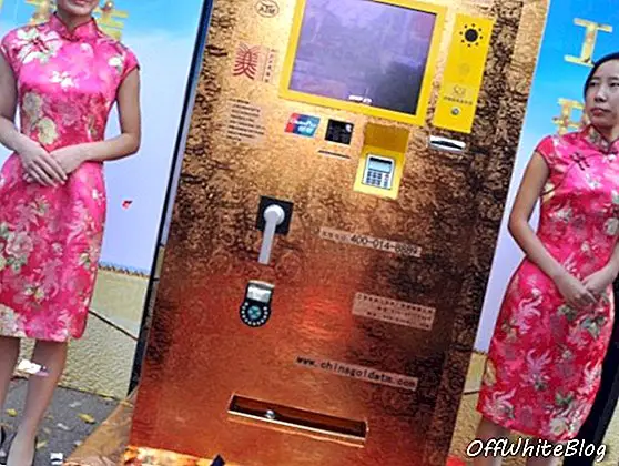 China lança máquina de venda automática de ouro