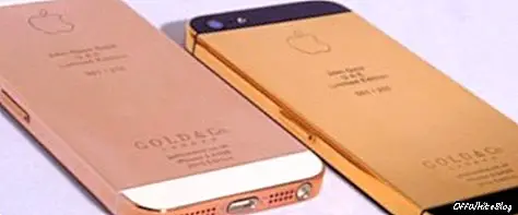 24 karaatine kuldne iPhone5