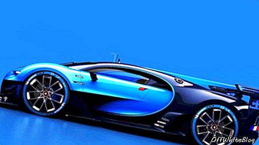 2015 Bugatti Vision gran turismo bên