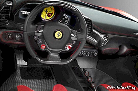 Interiér Ferrari 458 Speciale