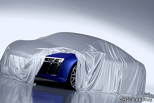Seterusnya Audi R8 menawarkan lampu laser pilihan