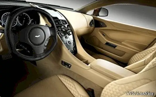 Intérieur de l'Aston Martin Vanquish